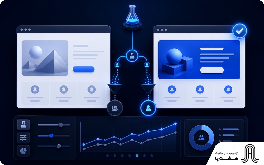 آزمایش A/B برای افزایش نرخ تبدیل