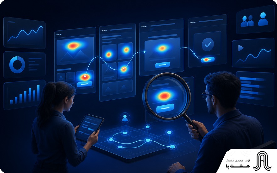 تحلیل رفتار کاربر در فرایند CRO