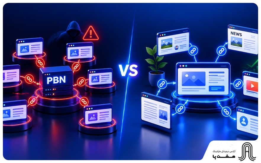 تفاوت بک‌لینک PBN با لینک‌سازی طبیعی چیست؟